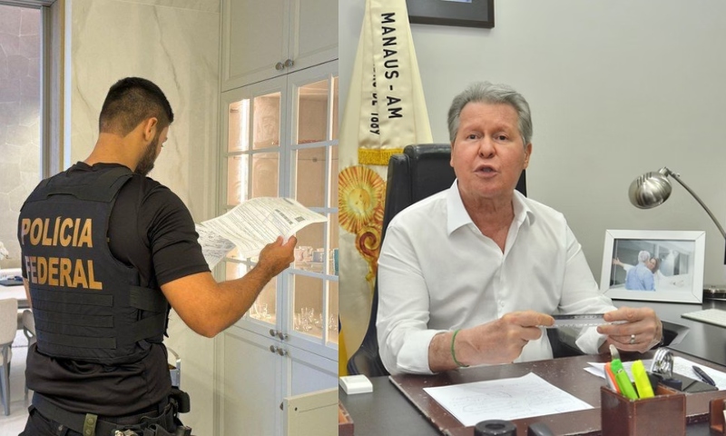 Polícia Federal apura fraude em merenda escolar sob gestão do ex-prefeito Arthur Neto em Manaus